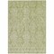 Homeroots 8' X 10' Artichoke Green And Beige Damask Washable Indoor Outdoor Area Rug 616511 - alternate 3