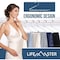Lifemaster White Non-Slip Metal Hangers, Heavy Duty, Space-Saving, 30PK LMMTWHT30 - alternate 2