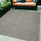 Homeroots 6' X 9' Gray Geometric Stain Resistant Indoor Outdoor Area Rug 531638 - alternate 1