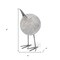 Homeroots 8" Off White Resin And Metal Snipe Bird Tabletop Sculpture 392522 - alternate 4