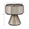 Jonathan Y Zelda 12.8" Modern Art Deco Paper Pleated Shade Accent LED Table Lamp, Black/Off-White JYL9107C - alternate 3