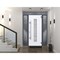 Vdomdoors Steel Door Deux 0757 Gray Graphite 2 Sidelight Exterior Windows Stainless Inserts Single Modern Pai DEUX0757EXD-GRE-W12+36+12 x H80-Left-hand Inswing - alternate 3