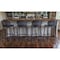 Homeroots Set of Four 30" Dark Gray Heavy Duty Plastic Low Back Bar Height Bar Chairs, 4PK 555084 - alternate 2