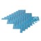 Apollo Tile Cerulean Blue 11 in x 12.6 in Glass Glossy Floor and Wall Mosaic Tile 4.81 sqft/case, 5PK APLHB88143A - alternate 3