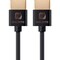 Monoprice Slim HDMI Cable, 3 ft.Black 13580 - alternate 1