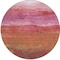 Homeroots 8' Blush Mauve And Rust Round Abstract Washable Indoor Outdoor Area Rug 618132 - alternate 3