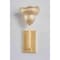 Hudson Valley Lighting Alora 6.5 in. Wall Sconce Vintage Gold Leaf/Gilded Ivory 1281-VGL/GLI - alternate 3