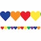 Hygloss Products Multi-Color Hearts Border, 36 Feet/Pack, PK6 33626 - alternate 1