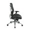 Space Seating 818A Series Big & Tall Executive High Back Chair with Genuine Leather Seat, Black 818A-41P9C1A8 - alternate 2