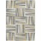 Homeroots 3' X 5' Beige Gray And Ivory Geometric Washable Indoor Outdoor Area Rug 598232 - alternate 3