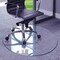 Fab Glass And Mirror Glass Office Chair Mat | 36in Flat Polished Edge Heavy Duty Glass Mat for Hard Floors CM36RDF-CL - alternate 4