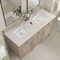 James Martin Vanities Lorelai 60" Dbl Vanity, Whitewashed Oak, w/ 3 CM Siberian Silestone Top w/FreePower Wireless Charger 424-V60D-WWO-FSFR - alternate 3