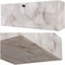 Jonathan Y Giulia 13" 2-Light Modern Contemporary Alabaster/Iron Square LED Flush Mount, White Marbling/Black JYL1201B - alternate 4