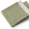 Homeroots Soft Olive Green Links Pattern Throw Blanket 475699 - alternate 3