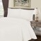 Homeroots Ivory Queen Cotton Blend 1000 Thread Count Washable Duvet Cover Set 528110 - alternate 4