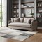 Homeroots 84" Brown Fabric Sofa 606782 - alternate 2