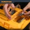 Powertec 16 Inch Tool Box with Trays, Lockable, Metal Latch, Organizer, Portable Storage for Tools 72119 - alternate 2