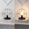 Jonathan Y James 10" MidCentury Glam Metal Geometric LED Table Lamp, Black JYL1047B - alternate 2