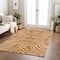 Homeroots 5' X 8' Copper And Tan Animal Print Washable Indoor Outdoor Area Rug 600643 - alternate 4