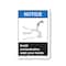 Signmission OSHA Sign, Avoid Contamination Wash Your Hands, Size: 18in X 24in Alum Sign, 24" W, 18" L, Landscape OS-CL-A-1824-L-19973 - alternate 1