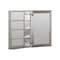 Craft And Main Medicine Cabinet, 19x30 in, Aluminum MMC1930-BN - alternate 4