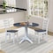 Whitewood Industries Extension Dining Tables, 45 in L, 38 in H, Parawood, 3 Piece Set K05-42DPT-27-C617-2 - alternate 3