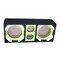 Deejay Led Two 8-in Woofers plus Two Tweeters Green Empty Chuchera Speaker Enclosure D8T2GREEN - alternate 2