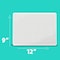 Flipside 9 x 12 Two Sided 3/8" Squares Grid Board 12 Pack 32159 - alternate 2