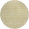 Homeroots 8' Beige Tan And Ivory Round Floral Washable Indoor Outdoor Area Rug 582328 - alternate 4