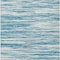 Homeroots 3' X 5' Teal Blue And Ivory Abstract Washable Indoor Outdoor Area Rug 613127 - alternate 6