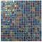 Apollo Tile Skosh 11.6inx11.6in Glossy Shimmer Multi Blue Glass Mosaic Wall and Floor Tile 18.69 sqft/cs, 20PK APLNB88BL569A - alternate 3