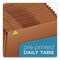 Pendaflex Heavy-Duty Expanding File, 31 Sections, 1/3-Cut Tabs, Legal Size, Redrope R219DHD - alternate 2