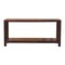 Homeroots 41in Brown Solid Wood Storage Bench With Cabinet 718249 - alternate 1