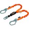 Miller Double Leg Pack-Type Shock-Absorbing Web Lanyard with Locking Snap Hooks T6122-Z7/4FTAF - alternate 2