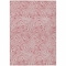 Homeroots 3' X 5' Blush And Ivory Abstract Washable Indoor Outdoor Area Rug 599694 - alternate 4