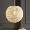 Jonathan Y Luna 15.75" 1-Light Bohemian Modern Woven Rattan/Iron LED Pendant, Cream/White JYL6503B - alternate 3