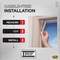 M-D Building Products Building Products 81'' Premium Rubber PLATINUM Top & Sides Door Seal for Doors W/ Kerf/Channel Beige 43348 - alternate 3