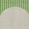 Homeroots 8' X 10' Green And Gray Striped Washable Indoor Outdoor Area Rug 597160 - alternate 3