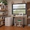 4Dock 55in W x 30in D Maple Particleboard Tabletop Electric Standing Desk w/ Single-Motor and 2-Stage leg ET114-N - alternate 4