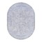 World Rug Gallery Vintage Inspired Distressed Machine Washable Area Rug 5 ft x 7 ft Oval Blue 6031BLUE5OV - alternate 4