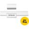 Mastervision Magnetic Data Cards, 1"x2", White, PK25 FM1325 - alternate 1