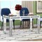 Homeroots 31" Silver Wood Dining Table 633122 - alternate 3