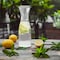 Smarty Had A Party 35 oz. Clear Large Disposable Plastic Wine Carafes with Lids (12 Carafes), 12PK 2685-CASE - alternate 5
