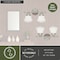 Vaxcel Huntley 2 Light Satin Nickel Farmhouse Schoolhouse Bathroom Vanity Fixture W0169 - alternate 5