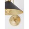 Hudson Valley Lighting Mark D. Sikes X Clivedon 1 Light Wall Sconce 12 In. Aged Brass/Bronze MDS1400-AGB/DB - alternate 2