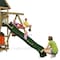 Playstar PS 8826 Giant Scoop Wave Slide, 8 ft L Slide, Open Slide, Straight Slide, HDPE, Green PS8826/PS8816 - alternate 2