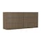 Manhattan Comfort Clive 72in Dresser in Walnut Brown and Gold (6-Drawer) DR1562-3 - alternate 2
