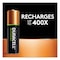 Duracell Rechargeable StayCharged NiMH Batteries, AA, PK4 DX1500B4N - alternate 5