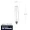 Bulbrite 40W Equivalent Amber Light ET25 Dimmable LED Grand Filament Tubular Shaped Nostalgic Light Bulb 776301 - alternate 2