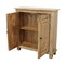 Homeroots 34in Light Brown Solid Wood Sideboard with Two Doors 488492 - alternate 2